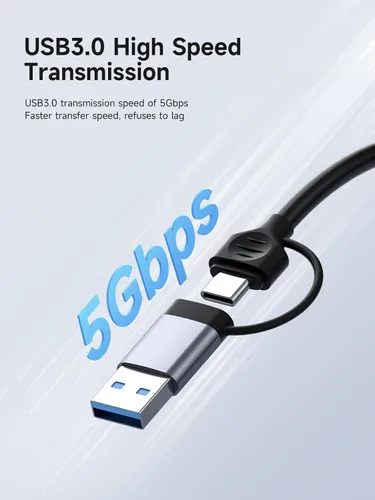 Vista 7 de Hagibis USB3.0 Video Capture Card with 100W PD HDMI to USB/USB C 1080P HD 60fps Live and Record Video Audio Game MS2130 for Quest 3 2 Pro VR Switch2