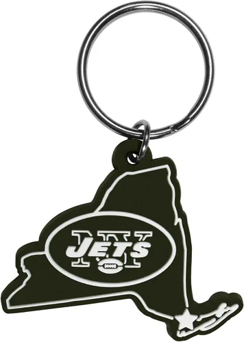 Vista 24 de Siskiyou Sports NFL unisex-adult Home State Flex Key Chain Negro