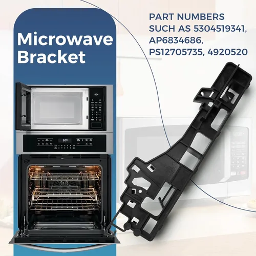 Vista 2 de 5304519341 Reemplazo de soporte de microondas compatible con Frigidaire & Electrolux, soporte de pestillo para microondas