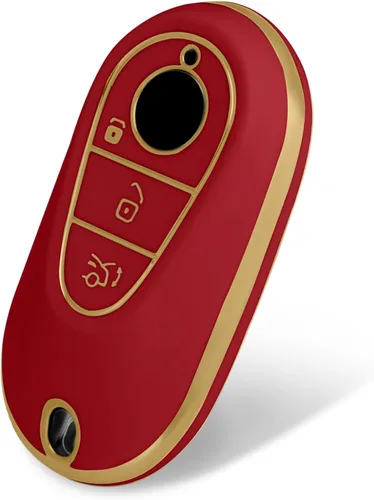 Vista 16 de Funda protectora inteligente de termoplástico con 4 botones para llave de Hyundai; funda compatible con los modelos Elantra, Ioniq, Sonata, Tucson