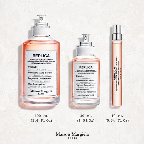 Vista 5 de Maison Margiela Replica On A Date - Floral Fragrance for Men and Women Eau de Toilette with Isparata Rose, Blackcurrant & Patchouli - Long Lasting