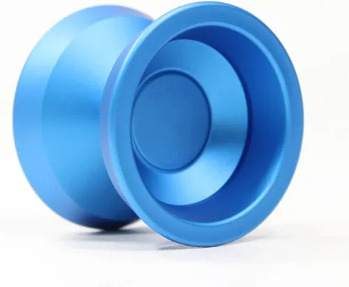 Vista 2 de Optima Yo-Yo - Mono-Metal - Serie inspirada en la cara (azul claro)
