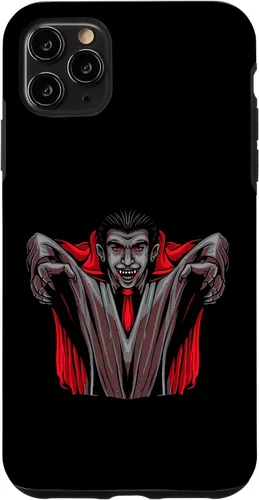 Vista 13 de iPhone 16 Halloween Monster Dracula Vampire Case