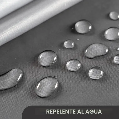 Vista 5 de AmazerBath Cortina de ducha, juego de cortina de tela ombre negra con 12 ganchos, cortina de ducha lavable de tela en negro y blanco, cortina