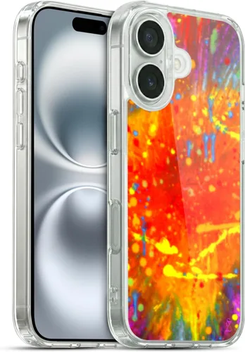 Vista 8 de Head Case Designs Officially Licensed Suzan Lind Carnival Colours & Patterns Gel Case [Military Grade Protection] Compatible with Apple iPhone 16