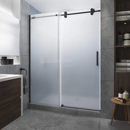 Vista 13 de Aston SDR978EZ.UC-ORB-4880-L Langham XL Puerta de ducha, bronce aceitado, transparente-izquierda