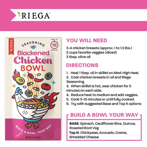 Vista 4 de Riega Mezcla de condimentos de chile, mezcla de especias orgánicas para cocinar sopas y guisos, paquetes de 0.9 onzas, 8