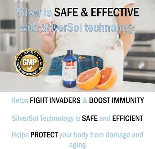 Vista 3 de Silver Biotics Liquid 30 PPM patentado Multivalent SilverSol Technolology Bio-Hacking Inmune Building Natural Support Gotero de 4 onzas