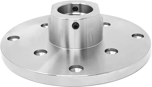 Vista 3 de Maxwood MW-510M3X6 Placa frontal de torno de madera de acero, M33 x 3.5 RH roscada (se adapta a una vía, etc.), con tornillos de bloqueo