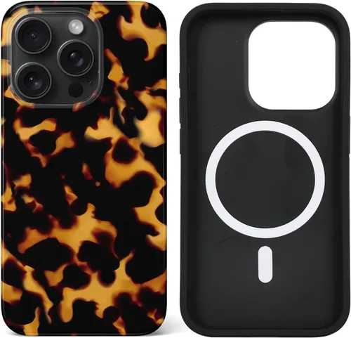 Vista 12 de uCOLOR Funda compatible con iPhone 15, 14 y 13 [probada en caídas de 8 pies] compatible con MagSafe – Fundas protectoras de lujo de la serie Mag