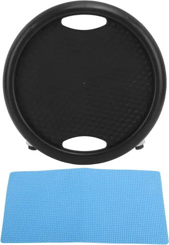 Vista 6 de Tabla de ejercicios abdominales, equipo de entrenamiento abdominal, monopatín unisex para ejercicios abdominales, 4 rodillos de 360 grados, tabla
