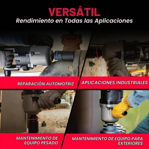 Vista 5 de Ingersoll Rand Ingersoll-Rand, 3940B2TI, Llave de impacto neumática, 1 In