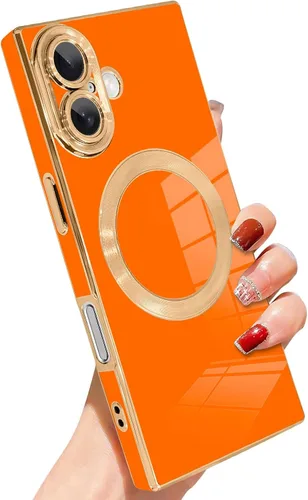 Vista 64 de SAKUULO - Funda magnética rectangular de lujo para iPhone 12 Pro Max, color negro