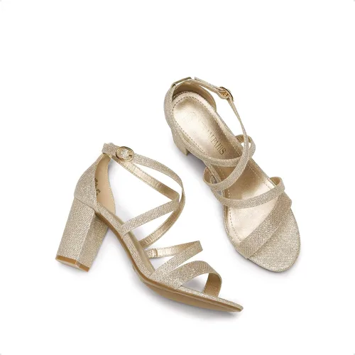 Vista 5 de DREAM PAIRS Sandalias de tacón bajo grueso con correa de tobillo para mujer
