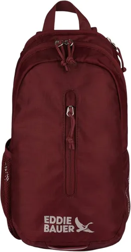 Vista 21 de Eddie Bauer Stowaway - Bolso bandolera plegable Viajes Exterior Ligero Compacto Nylon Ripstop, Granate-10L