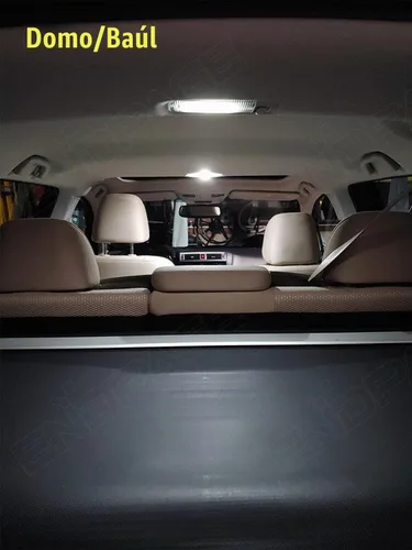 Vista 4 de Kit de luz interior LED de 9 piezas para Nissan Rogue 2008 2009 2010 2011 2012 2013, iluminación interior LED blanca de 6000K, luces de matrícula