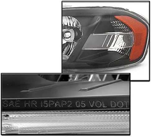 Vista 3 de Para Chevy Aveo / 2007-2009 Pontiac Wave / 2009 G3 Crystal Faros delanteros - Negro