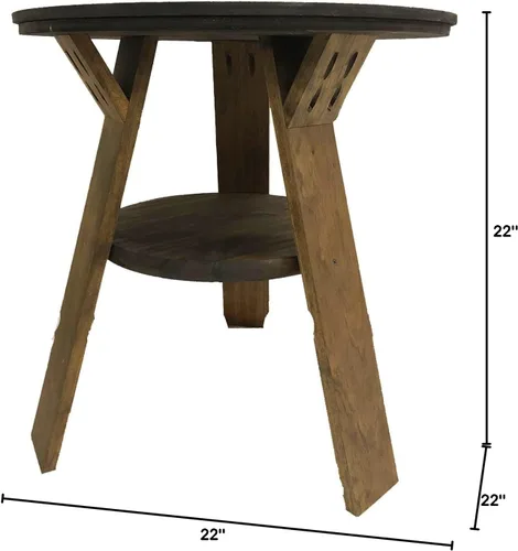 Vista 3 de Mesa auxiliar de ajedrez para decoración de sala de estar, mesa auxiliar pequeña