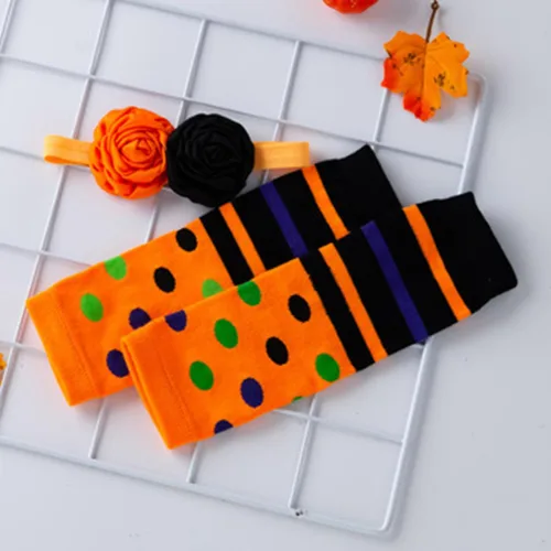 Vista 2 de Conjunto de mameluco de manga corta para bebé recién nacido, con estampado de Halloween, camiseta larga
