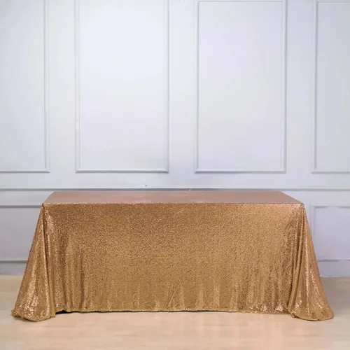 Vista 60 de Efavormart - Mantel redondo de lentejuelas brillantes de 120 pulgadas para banquetes de boda, fiesta, decoración del hogar
