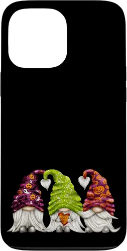 Vista 23 de iPhone 16 Cute Halloween Accessories For Kids Gnome Boo Halloween Case