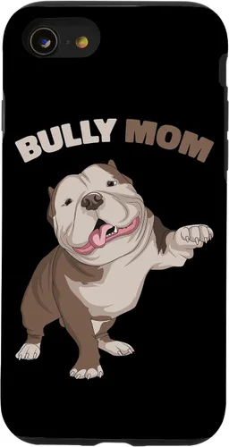 Vista 18 de American Bully Mom Dog Mama Funny Women Case for iPhone 17