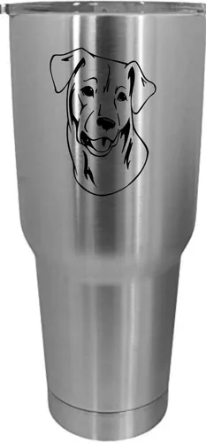 Vista 472 de Cairn Terrier - Vaso grabado con temática de perro, 30 onzas