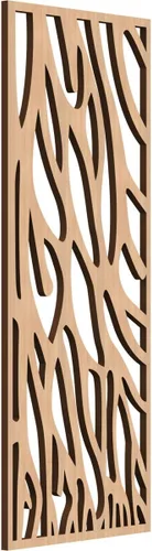 Vista 14 de 9 3/8"W x 24 3/8"H x 1/4"T Bristol Decorativos Paneles de Pared de Madera Calado, Cereza