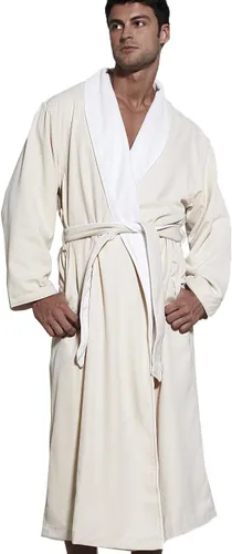 Vista 3 de Bata de spa de lujo suave y sedosa para hombre y mujer
