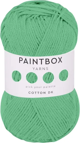 Vista 48 de Paintbox Yarns - Hilo 100% algodón DK, 1.76 onzas, 137 yardas, 410.1 ft #401 Papel blanco
