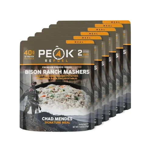 Vista 87 de Peak Refuel Pasta de Carne con Salsa Marinara 49g de Proteína 1040 Calorías Carne 100% Real Comida Premium Deshidratada al Vacío