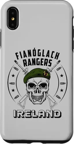 Vista 7 de iPhone 15 Fiannoglaigh Irish Special Force Army Ranger Irlanda Funda de defensa