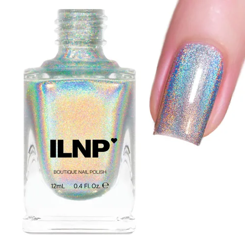 Vista 309 de ILNP 1UP - Esmalte de uñas holográfico, manicura resistente al desprendimiento, laca de uñas de larga duración, acabado suave y brillante,