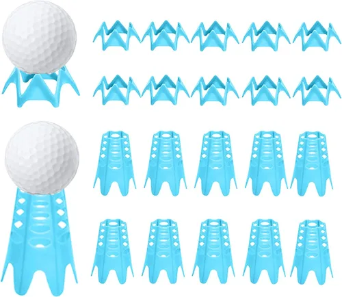 Vista 13 de Tees de golf de plástico, tees de simulador de golf para el hogar, tees de golf para exteriores e interiores, simulador de práctica y entrenamiento