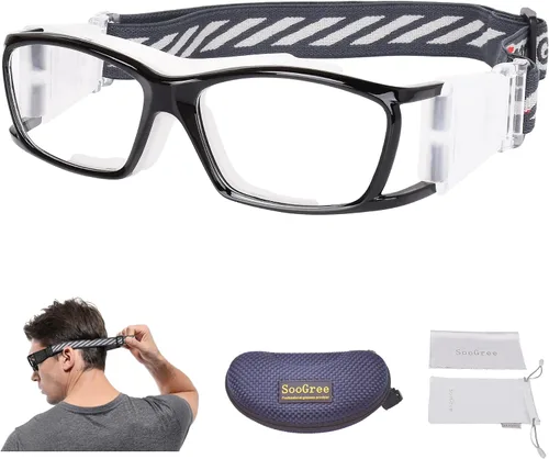 Vista 14 de SooGree Gafas protectoras deportivas para baloncesto para hombres y mujeres
