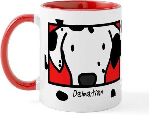Vista 31 de CafePress Taza de café de cerámica Anime American Eskimo de 11 oz (11.0 fl oz)