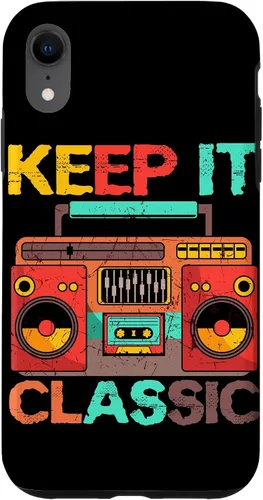 Vista 25 de Keep It Classic Radio 80s 90s Retro Vintage Cassette Player Funda para iPhone 17