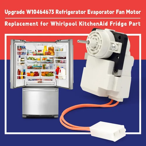 Vista 2 de Reemplazo del motor del ventilador del evaporador del refrigerador W10464673 para las piezas del refrigerador Whirlpool Reemplazar WPW10464673