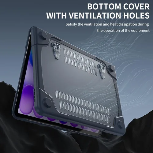 Vista 9 de Batianda Funda resistente para MacBook Neo de 13 pulgadas 2026, índigo