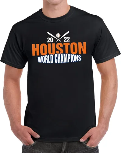Vista 2 de Houston World Champions 2022 Championship - Camiseta para hombres y mujeres para adultos