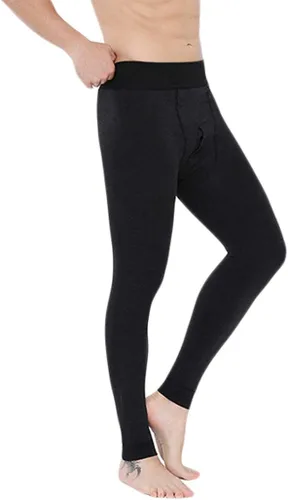 Vista 2 de Romastory - Pantalones largos con forro polar para hombre (tallas SM)