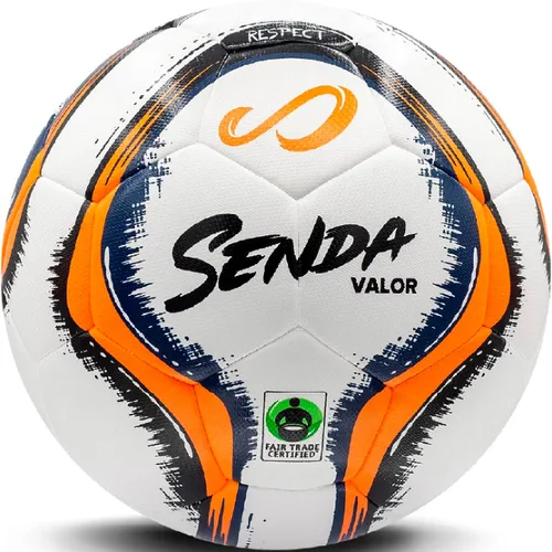 Vista 6 de SENDA Balón de fútbol Valor Premium, certificado de comercio justo