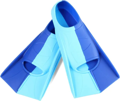 Vista 43 de Aletas de natación para niños, aletas cortas para niños y jóvenes, aletas de natación para entrenamiento de natación para niños, niñas, niños