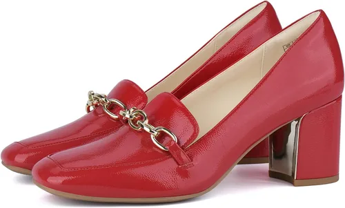 Vista 4 de JENN ARDOR Mocasines de tacón para mujer tacones de bloque, puntera cerrada, sin cordones, tacón medio de 2.5 pulgadas, zapatos de vestir y casuales