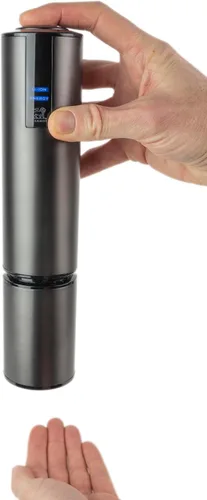 Vista 6 de Peugeot Elis Touch - Sacacorchos eléctrico recargable con cortacápsulas, Carbone