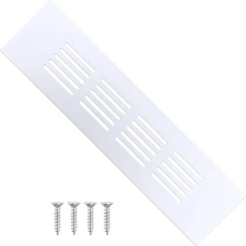 Vista 9 de Geesatis Cubiertas de Ventilación de Aire para Piso, Gabinete, Pared, Techo – Rejilla de Aluminio de Servicio Pesado Resistente a la Oxidación