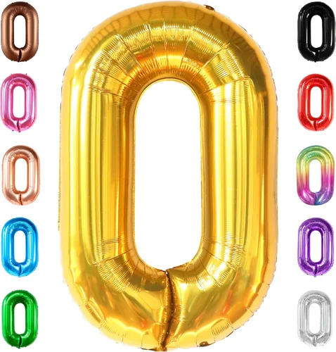 Vista 185 de KatchOn Globo negro del número 1 de 40 pulgadas, globo de feliz cumpleaños