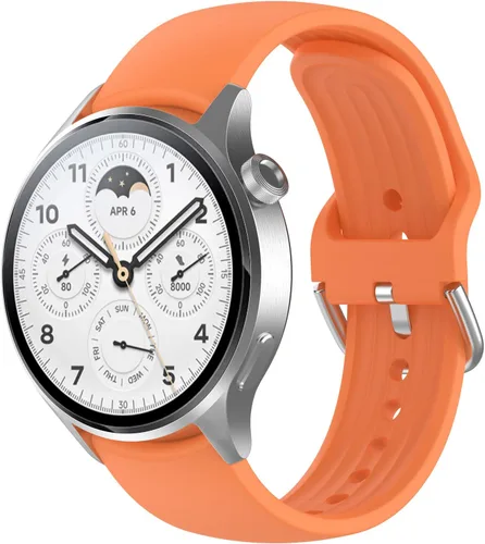 Vista 19 de Senter Correa de repuesto de liberación rápida de goma suave de 0.866 in para reloj inteligente Xiaomi S1 pro