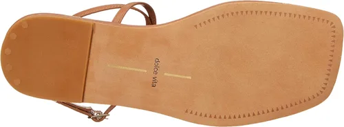 Vista 4 de Dolce Vita Archey - Sandalia plana para mujer, Blanco