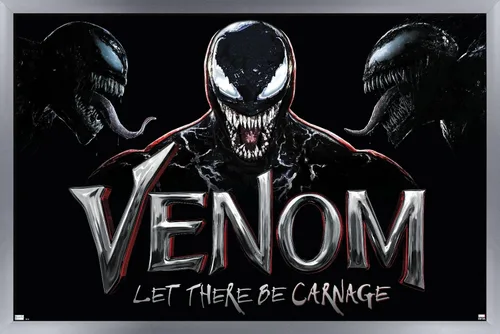 Vista 11 de Trends International Marvel Venom: Let There be Carnage - Póster de collage de pared, 22.4 pulgadas de largo x 14.7 pulgadas, versión enmarcada